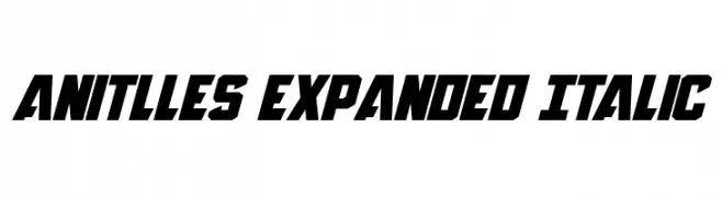 Anitlles Expanded Italic  Fuentes Gratis Descargar