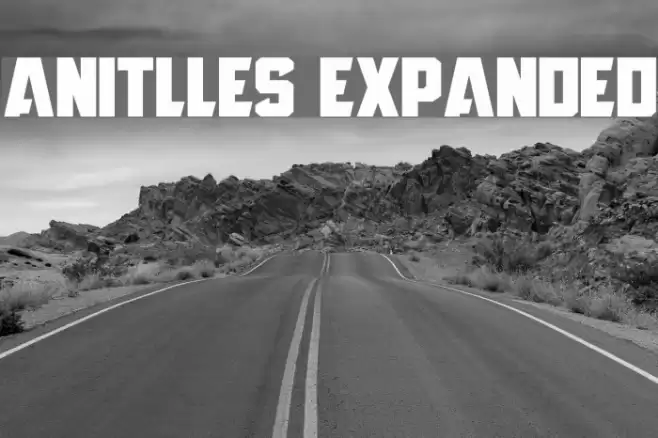 Anitlles Expanded Font examples
