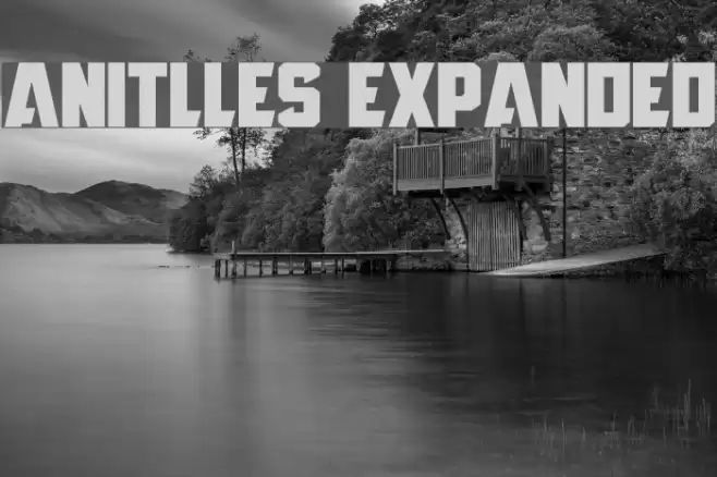 Anitlles Expanded Font examples