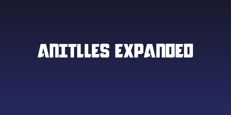Anitlles Expanded Social Header