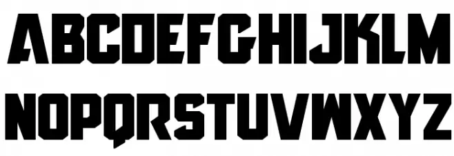 Anitlles Expanded Font Litere mici