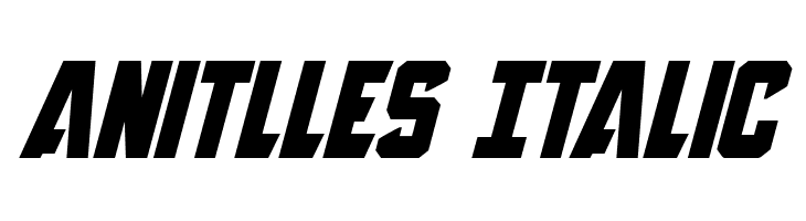 Anitlles Italic  les polices de caractères gratuit tlcharger
