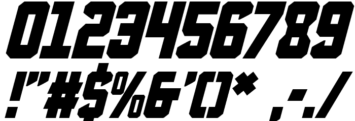 Anitlles Italic Font OTHER CHARS