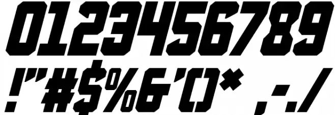 Anitlles Italic Font Alte caractere