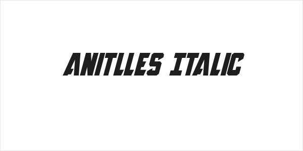 Anitlles Italic Logo