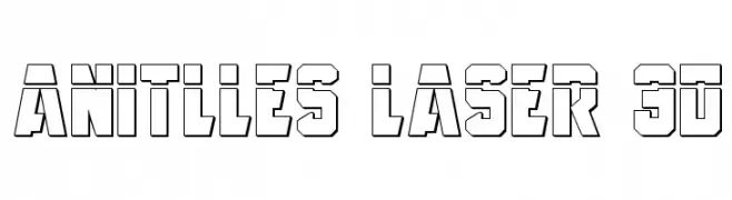 Anitlles Laser 3D  Fuentes Gratis Descargar
