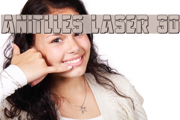 Anitlles Laser 3D Font examples