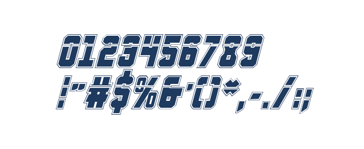 Anitlles Laser Academy Italic Other Characters