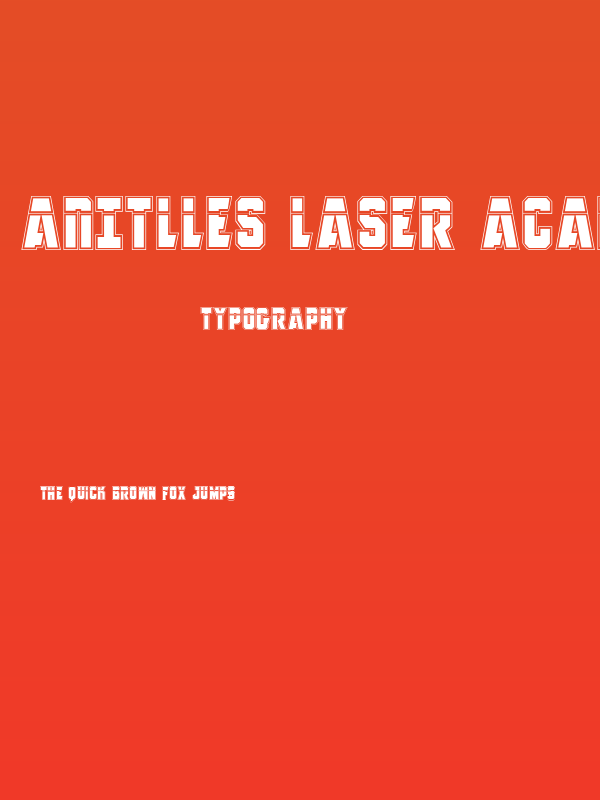 Anitlles Laser Academy Poster