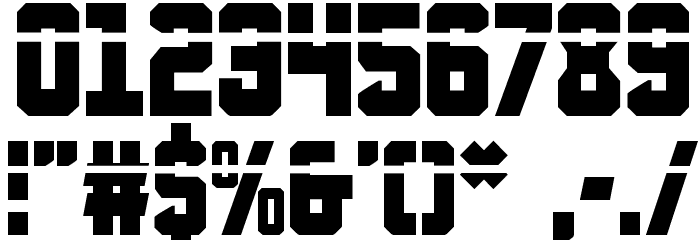 Anitlles Laser Font OTHER CHARS