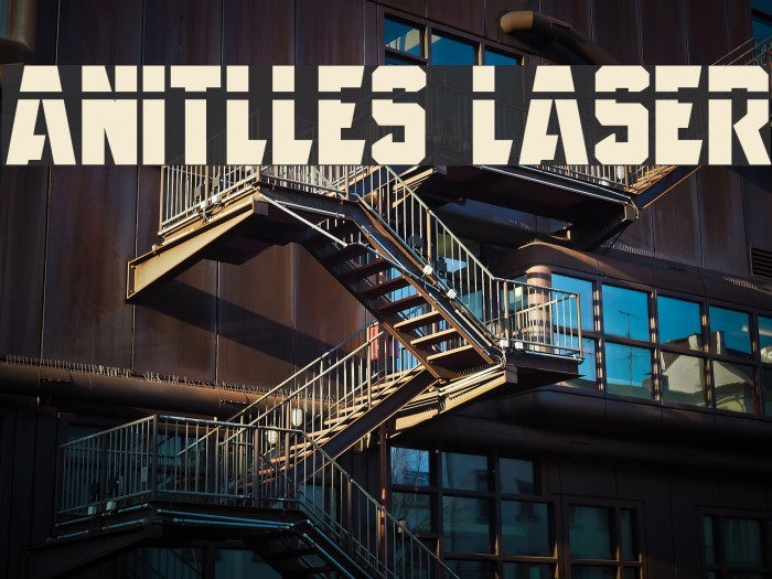 Anitlles Laser Font examples