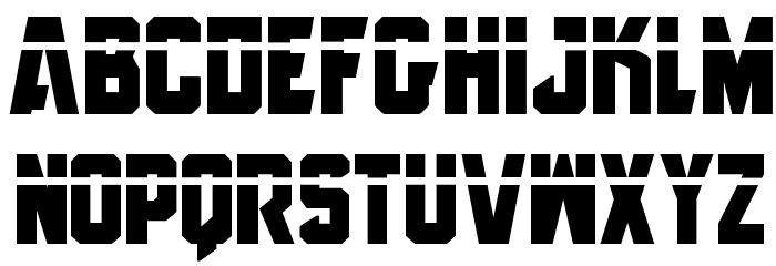 Anitlles Laser Font LOWERCASE