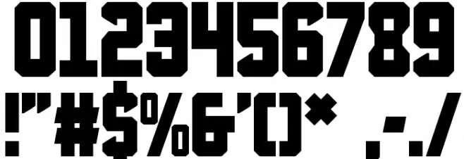 Anitlles Font OTHER CHARS