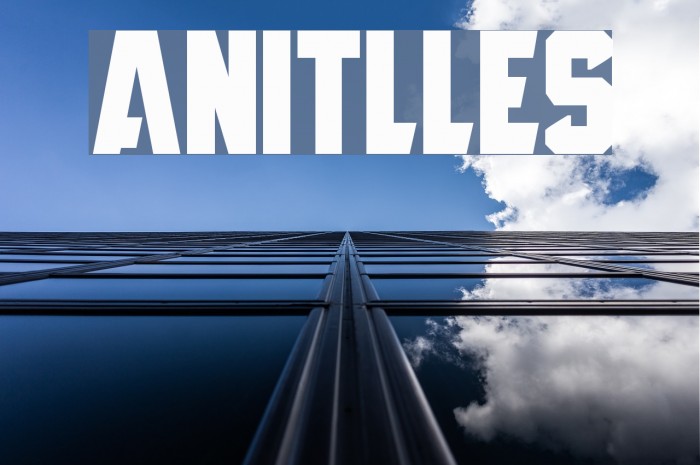 Anitlles Шрифта examples