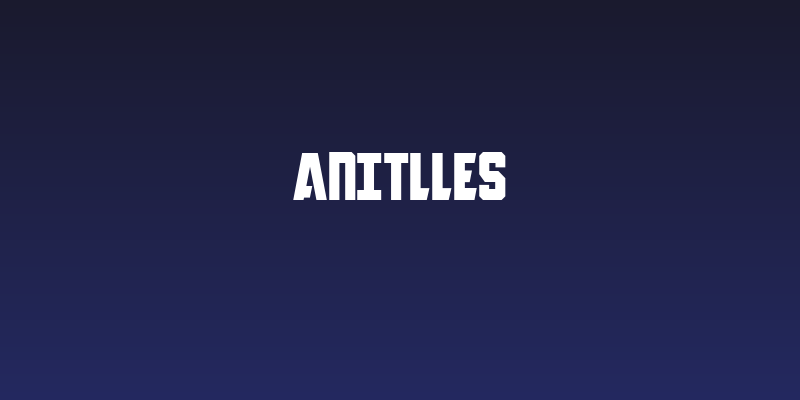 Anitlles Social Header