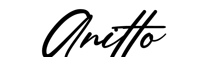 Anitto  font caratteri gratis