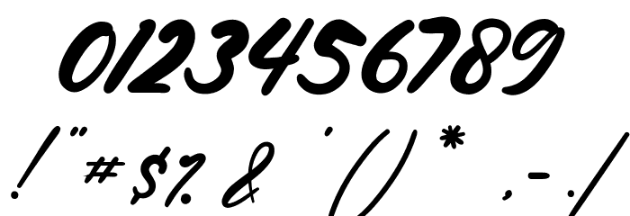 Anitto Font OTHER CHARS