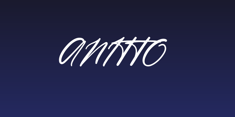 Anitto Social Header