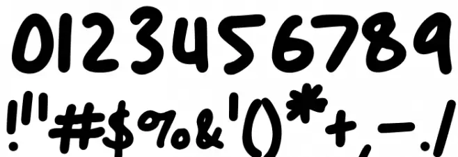 Anitype Journal 3 Font OTHER CHARS