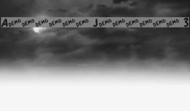 Anitype Journal 3 Font examples