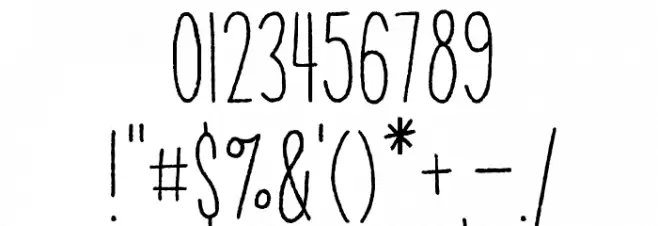 Anitype Redwood 1 Font OTHER CHARS