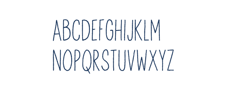 Anitype Redwood 1 Lowercase