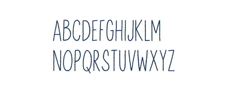 Anitype Redwood 2 Lowercase