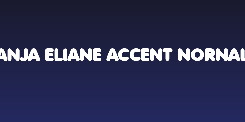 Anja Eliane accent Nornal Social Header