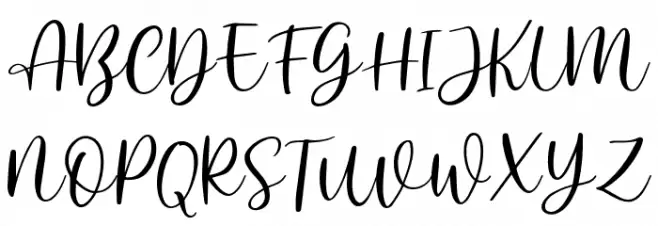 AnjaniScriptDEMO Schriftart Groß