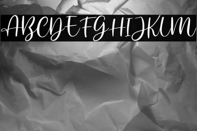 AnjaniScriptDEMO Font examples