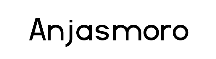 Anjasmoro  免费字体下载
