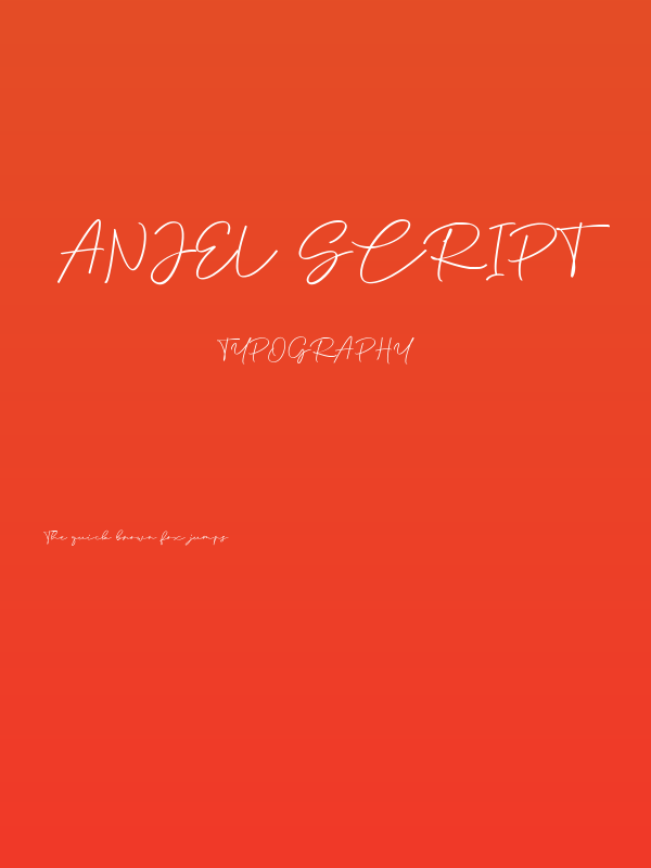 Anjel Script Poster