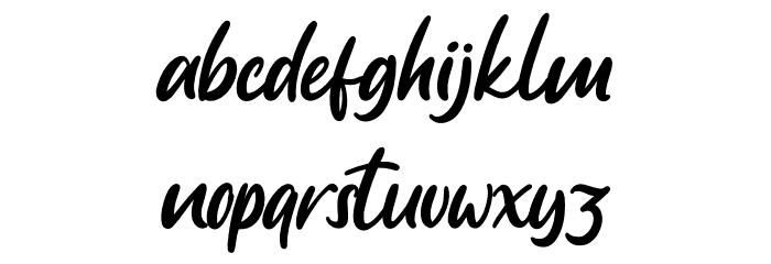 Anjelica Script Шрифта строчной