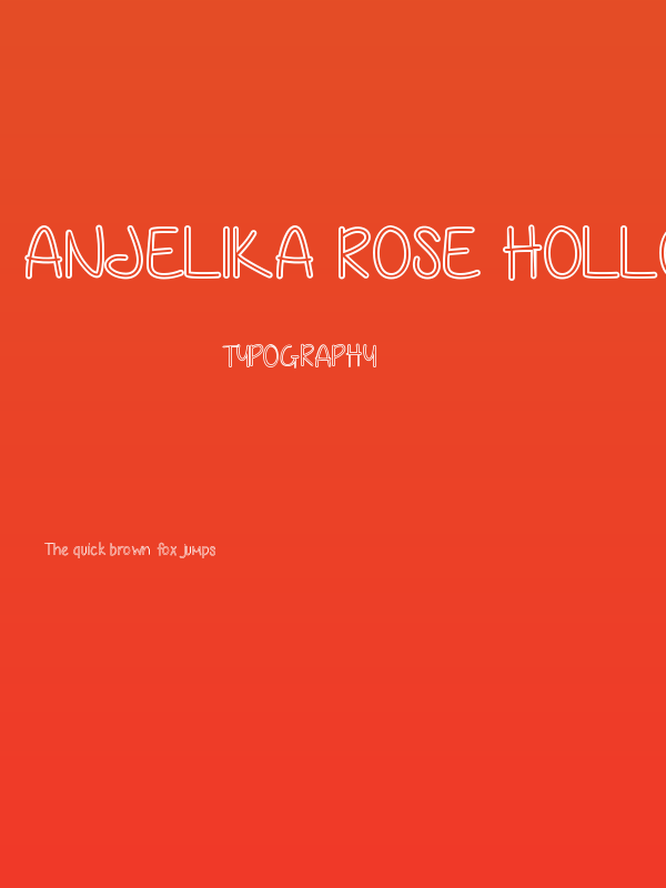 Anjelika Rose Hollow Poster
