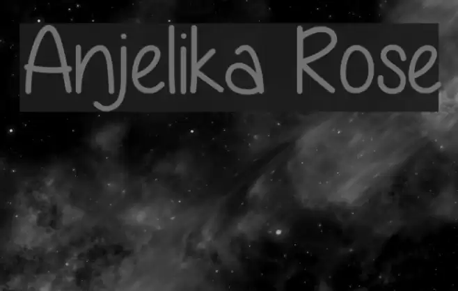 Anjelika Rose Font examples