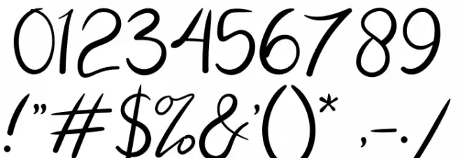 Anjellic Dafont Font OTHER CHARS