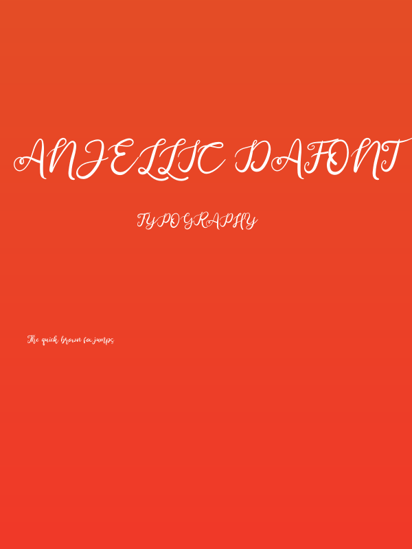 Anjellic Dafont Poster