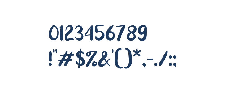 Anjellic Sans Other Characters