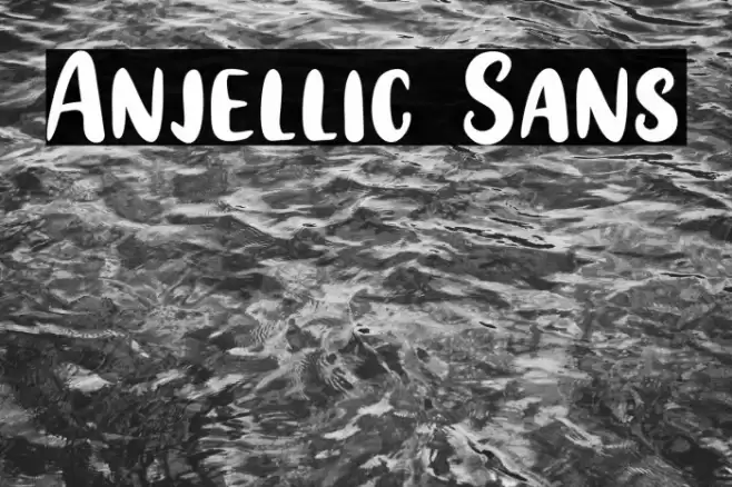 Anjellic Sans Font examples