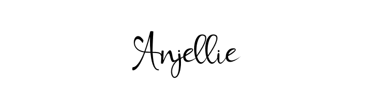 Anjellie  font caratteri gratis