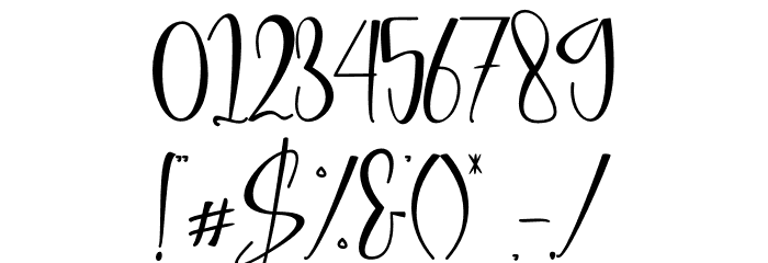 Anjellie Font OTHER CHARS