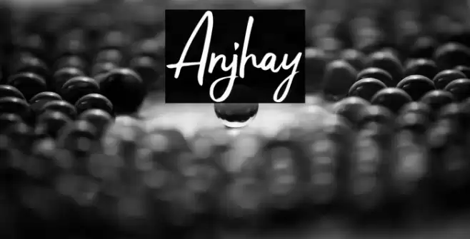 Anjhay Font examples
