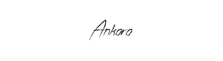 Ankara  Frei Schriftart Herunterladen