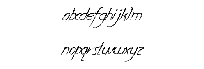 Ankara Font LOWERCASE