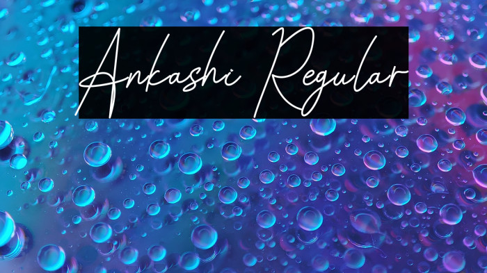 Ankashi Regular Example 1