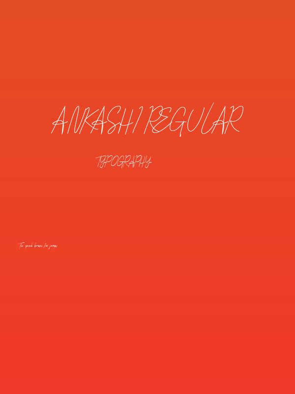 Ankashi Regular Poster