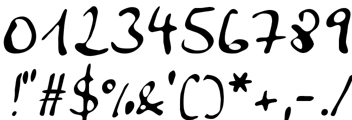 Anke Calligraph Font OTHER CHARS