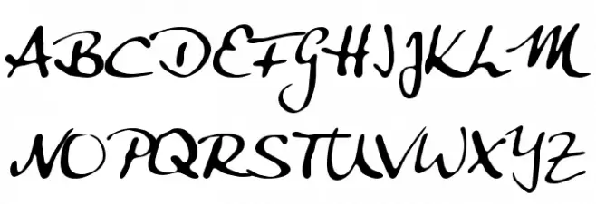 Anke Calligraph Polices MAJUSCULES