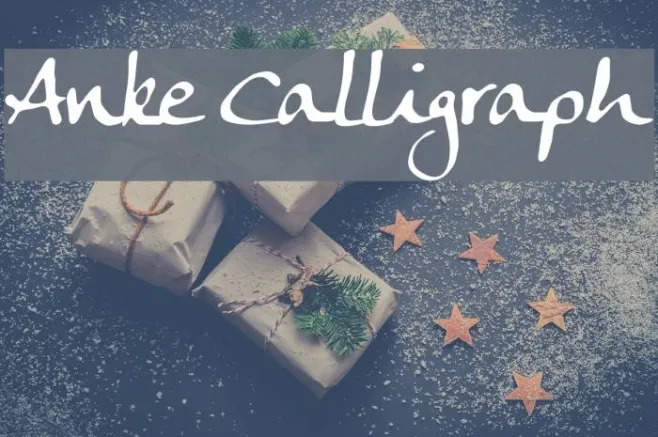Anke Calligraph Example 1