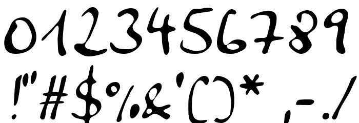 Anke Calligraphic FG Font OTHER CHARS